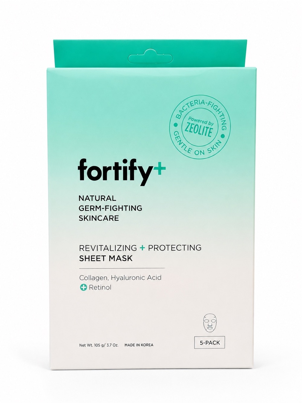 NWT Fortify+ Retinol Sheet Masks 5 Pack K-Beauty